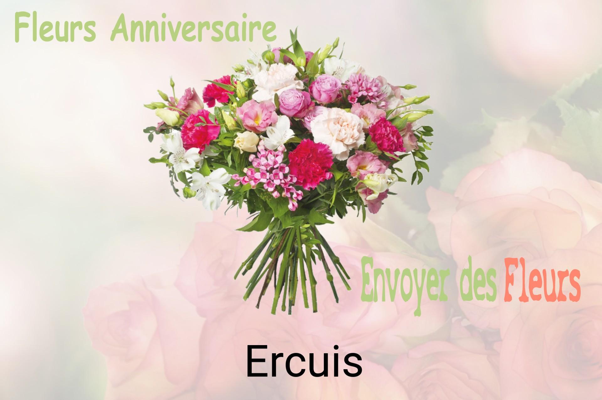 Bouquet de fleurs d’anniversaire livré à Ercuis